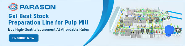 stock preparation line for pulp and paper mill