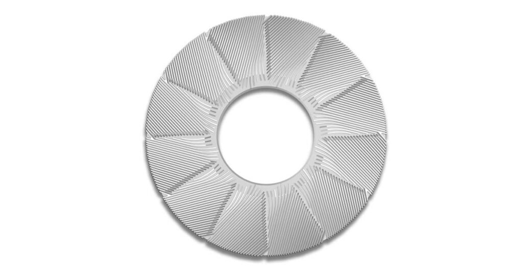 parason curved bar refiner plate